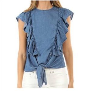Frame Denim Flare Top